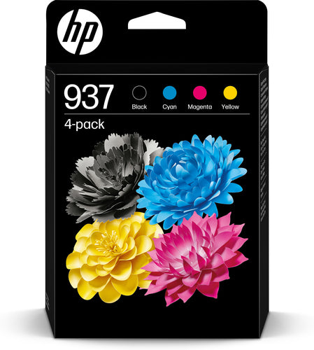 HP 937 CMYK Original Ink Cartridge 4-Pack HP 937 CMYK Original Ink Cartridge 4-Pack